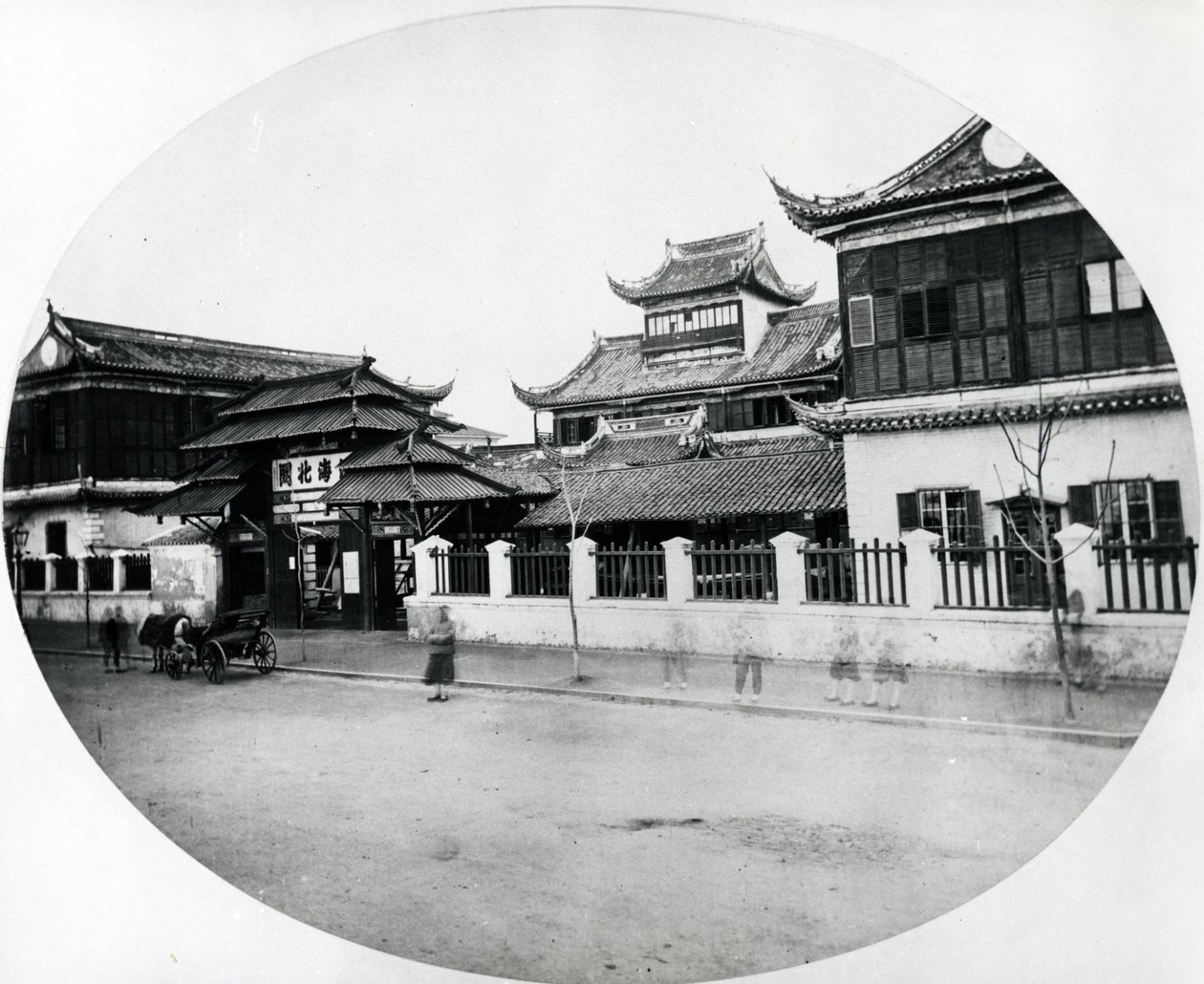 The Customs Building, Shanghai, 1868-70 körül alkotó: English Photographer