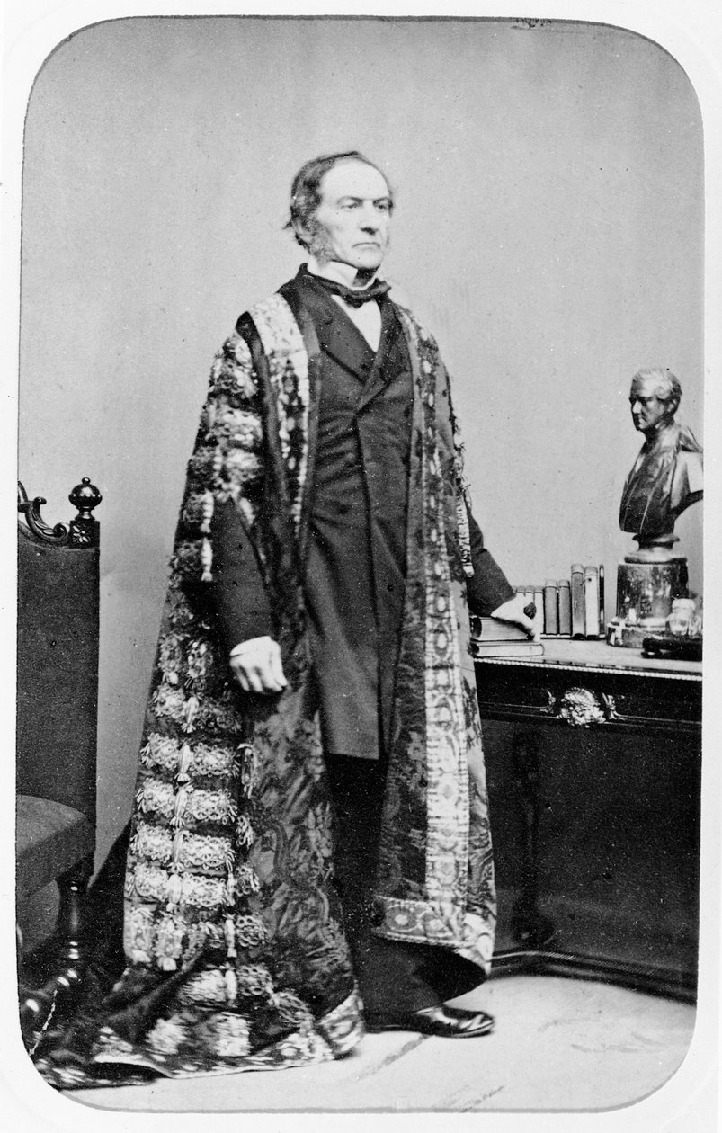 William Ewart Gladstone, 1860 körül alkotó: English Photographer