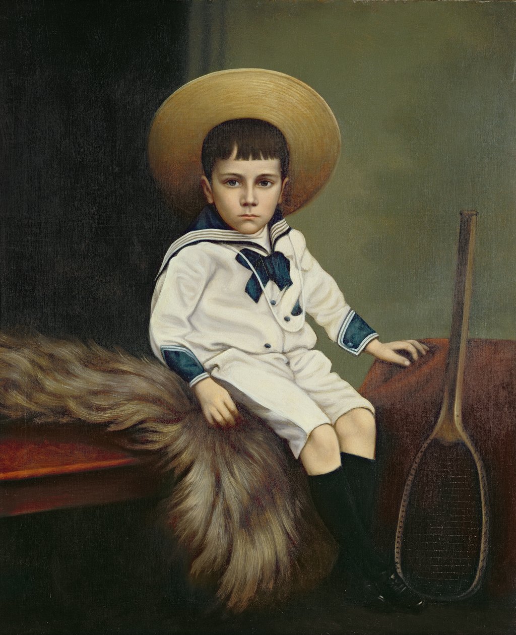 Fiú matrózruhában alkotó: English School