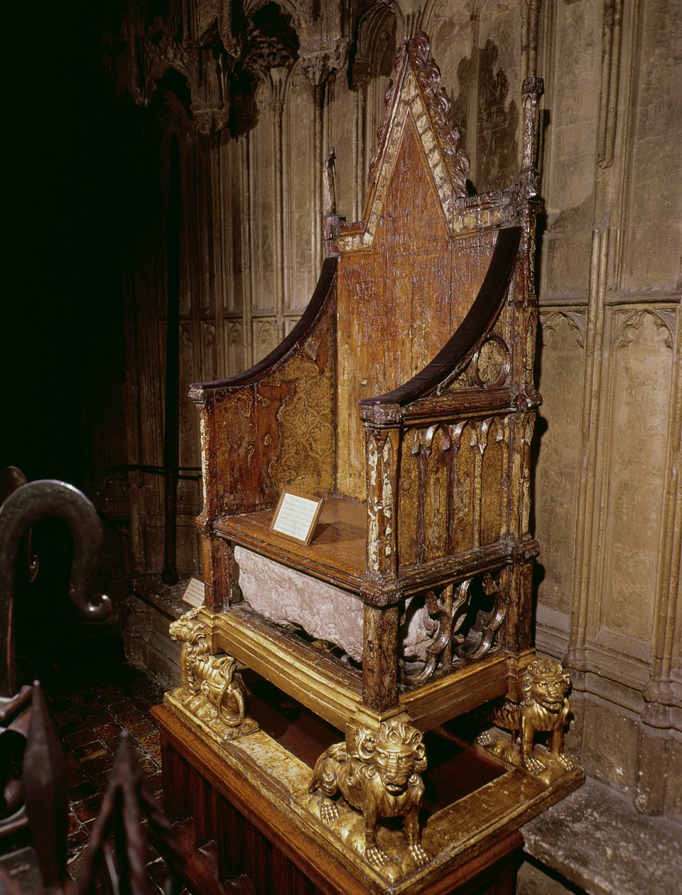 I. Edward koronázási szék, Walter, 1300-01 (fa) alkotó: English School