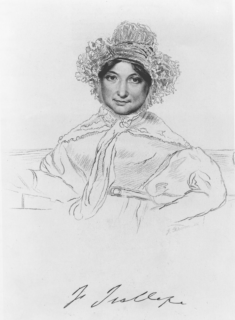 Frances Trollope (1780-1863) F. Brown által metszett alkotó: English School