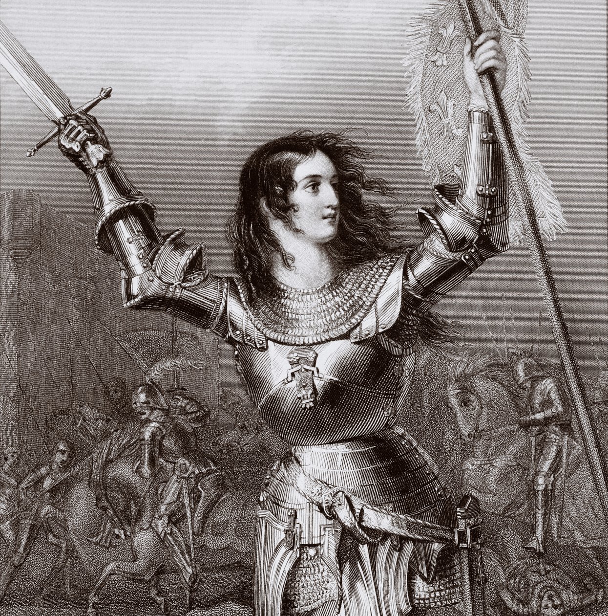 Jeanne of Arc (1412-31 körül), 1845 körül alkotó: English School