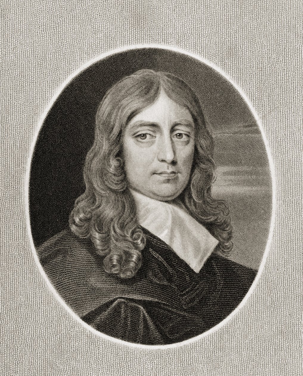 John Milton (1608-74) az 1833-ban megjelent „Portrék galériájából” alkotó: English School