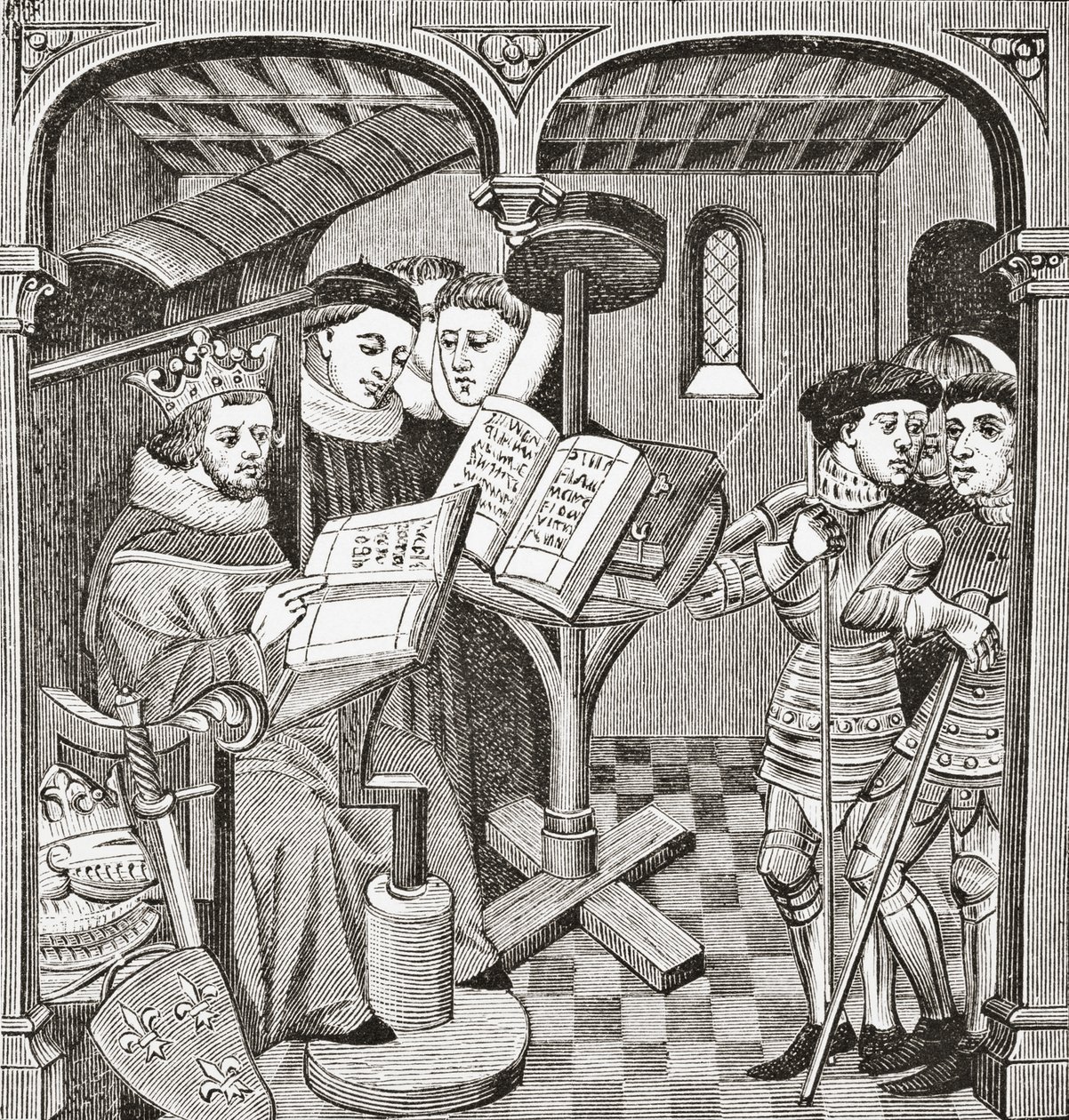 Róbert király, 1878 alkotó: English School