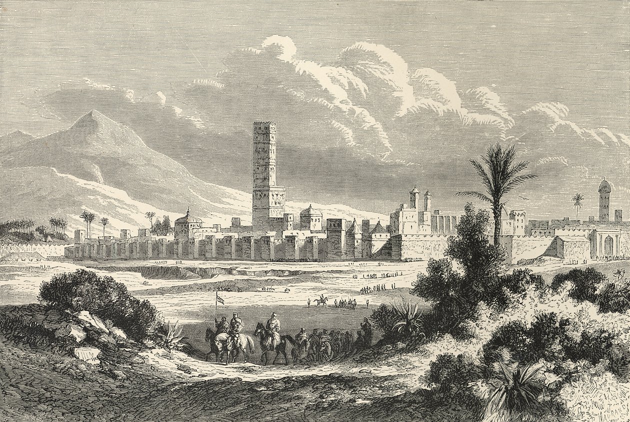 Marokkó: Afrika, 1860-as évek alkotó: English School