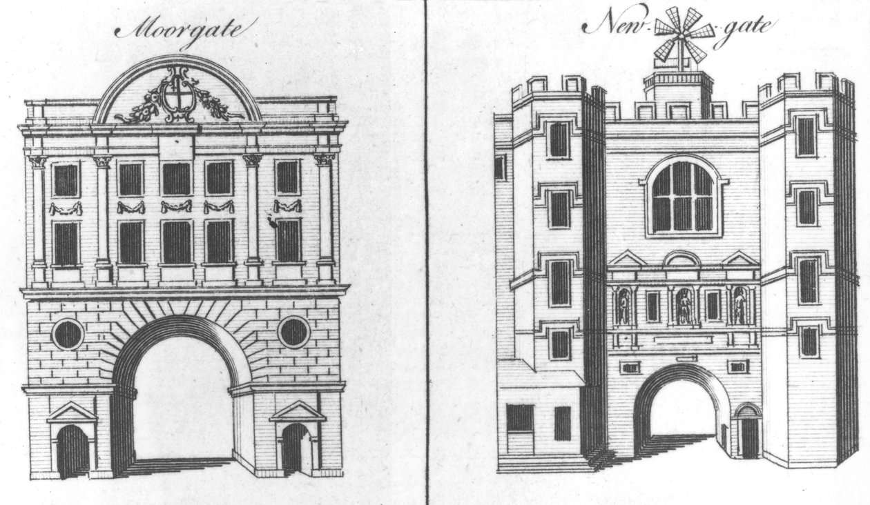 Moorgate és Newgate alkotó: English School