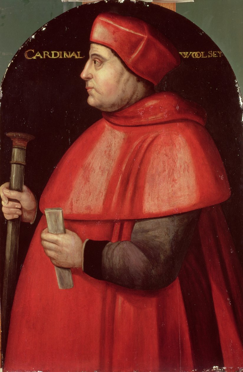 Thomas Wolsey bíboros portréja (1475-1530 körül) alkotó: English School