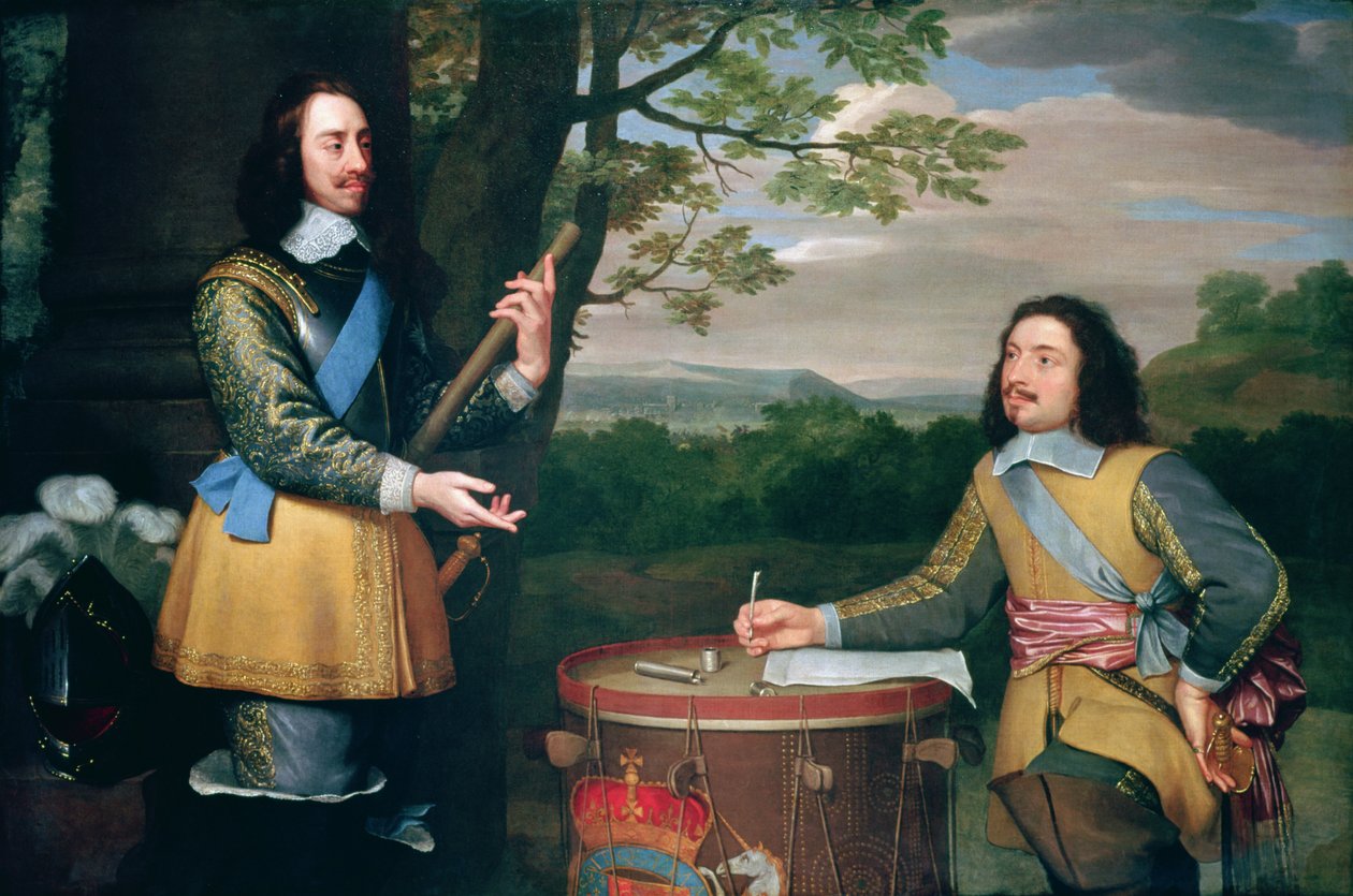 I. Károly (1600-49) és Sir Edward Walker (1612-77) portréja alkotó: English School