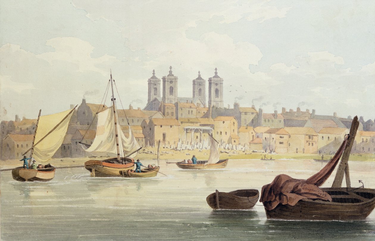 Kilátás a Millbankra alkotó: English School