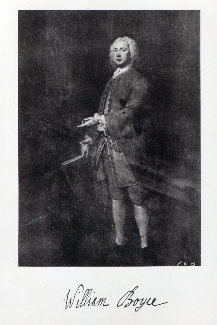 William Boyce alkotó: English School
