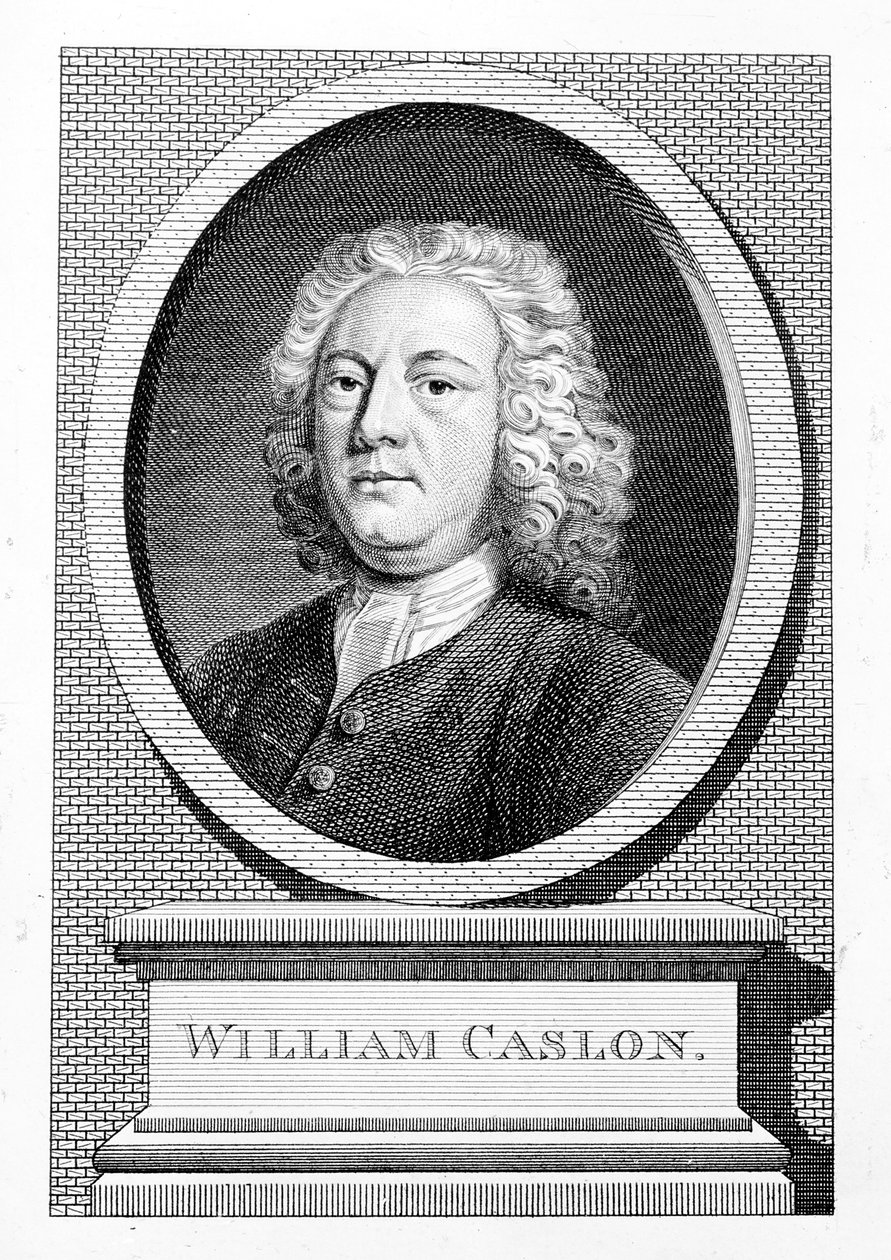 William Caslon alkotó: English School
