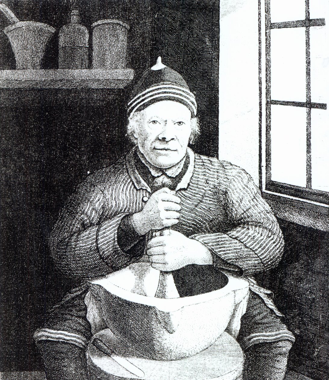 William Wilson, közismert nevén Mortar Willie, 107 éves, 1815 alkotó: English School