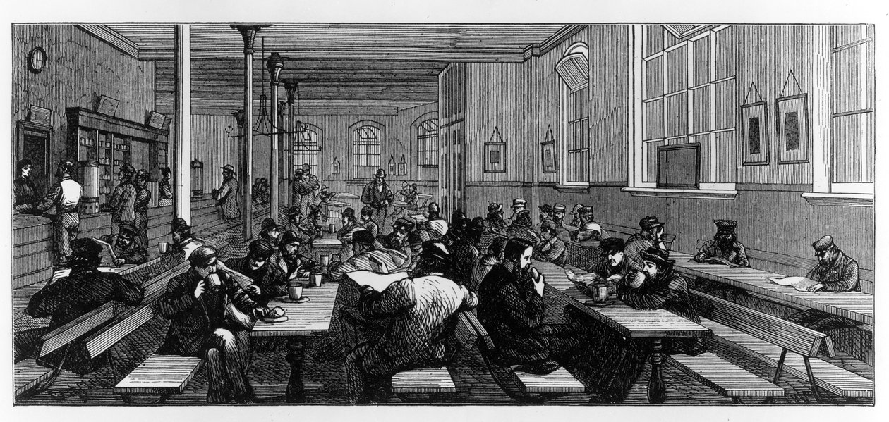 Dolgozó férfi kávézója alkotó: English School