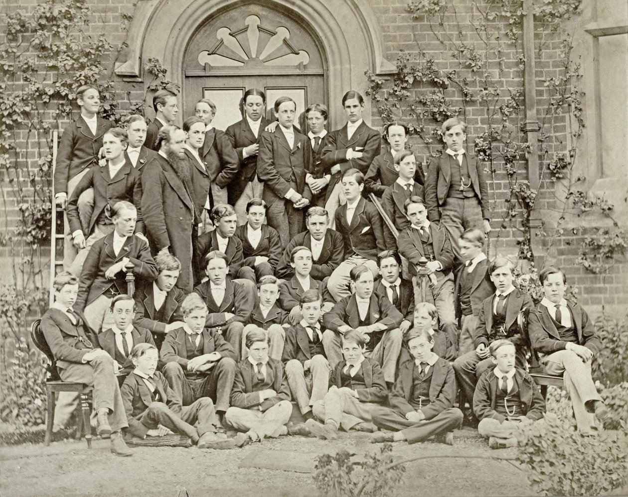 Házi fénykép az Eton College-ban, 1870-es évek alkotó: English Photographer