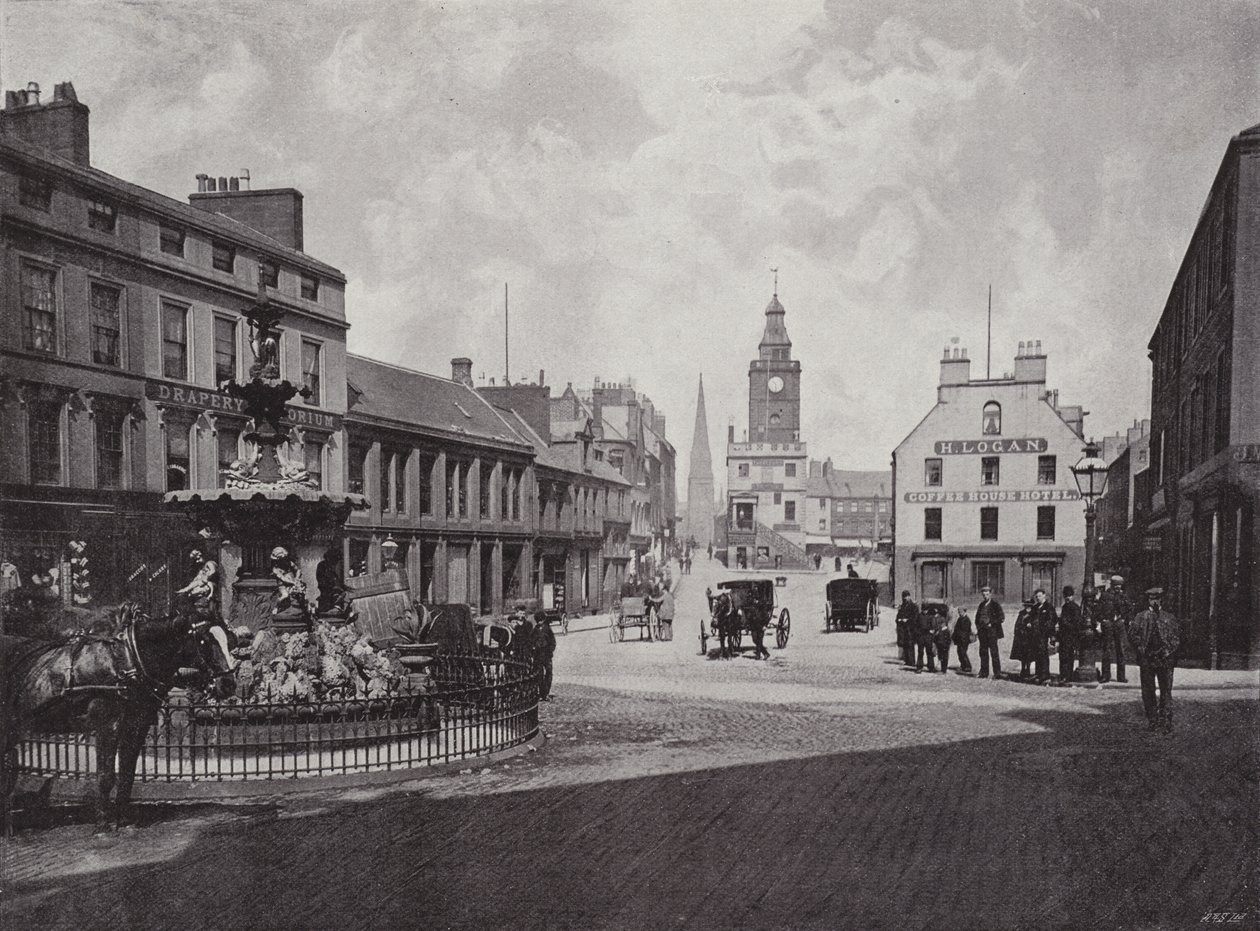 Dumfries, High Street alkotó: English Photographer