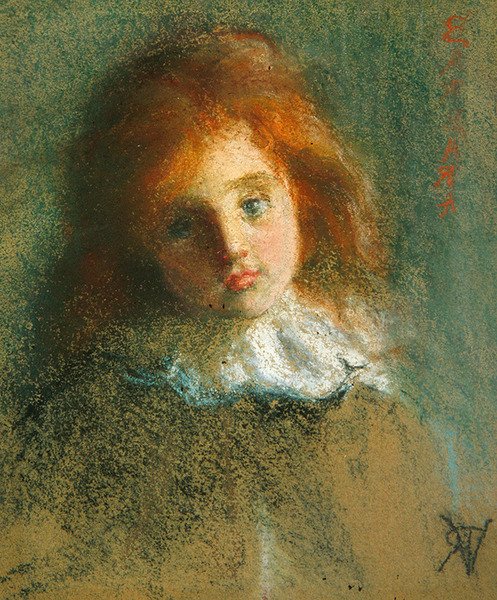 Barbara (pasztell papíron) alkotó: English School