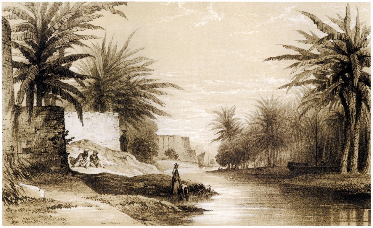 Basra, 1834-37 körül (rajz) alkotó: English School