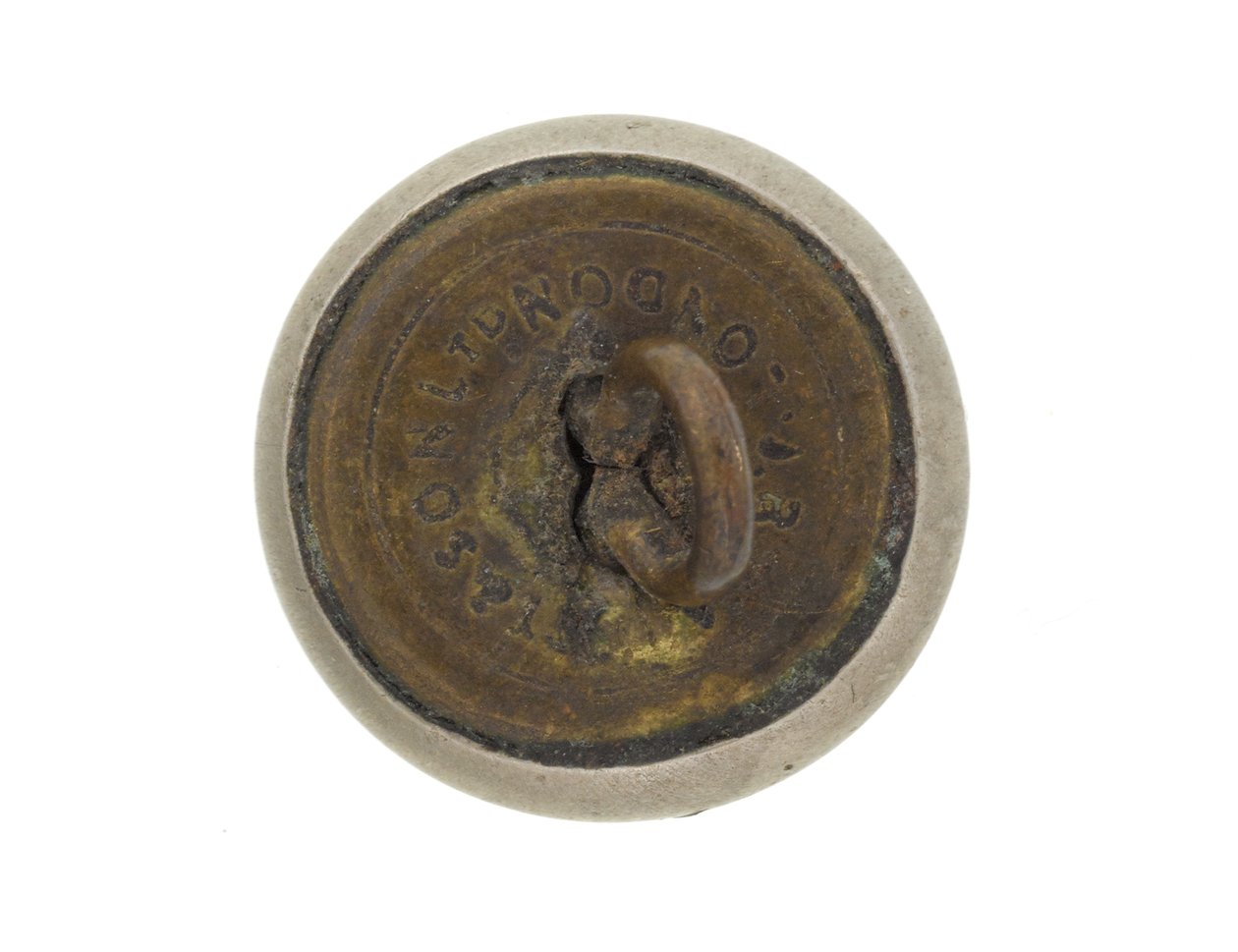 Button, Bangalore Puskás Önkéntesek, 1880-1920 alkotó: English School