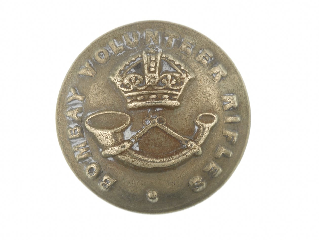 Button, Bombay önkéntes puskák, 1901-1947 alkotó: English School