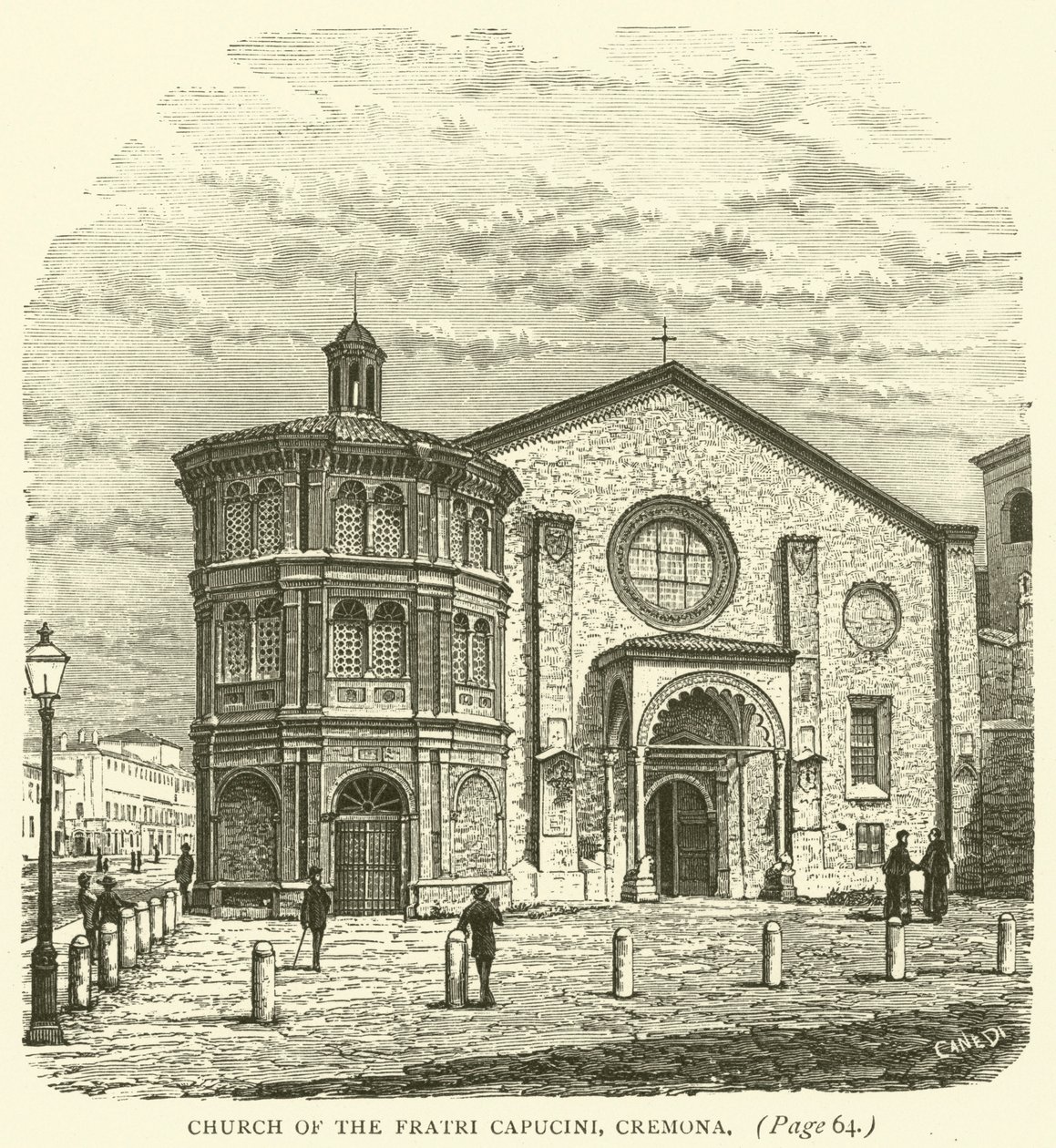 Fratri Capucini templom, Cremona (metszet) alkotó: English School