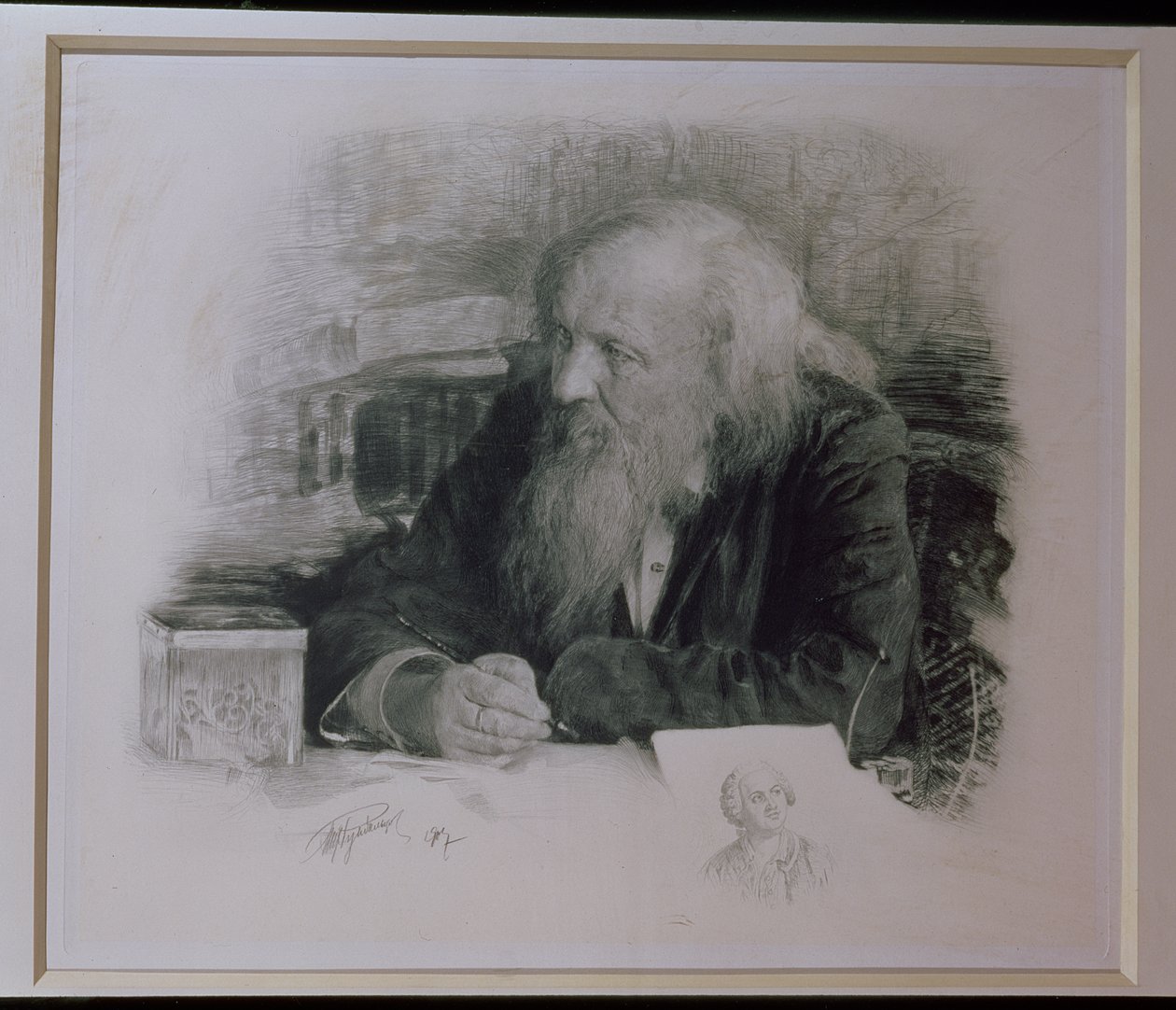 Dimitri Ivanovics Mengyelejev (1834-1907) alkotó: English School