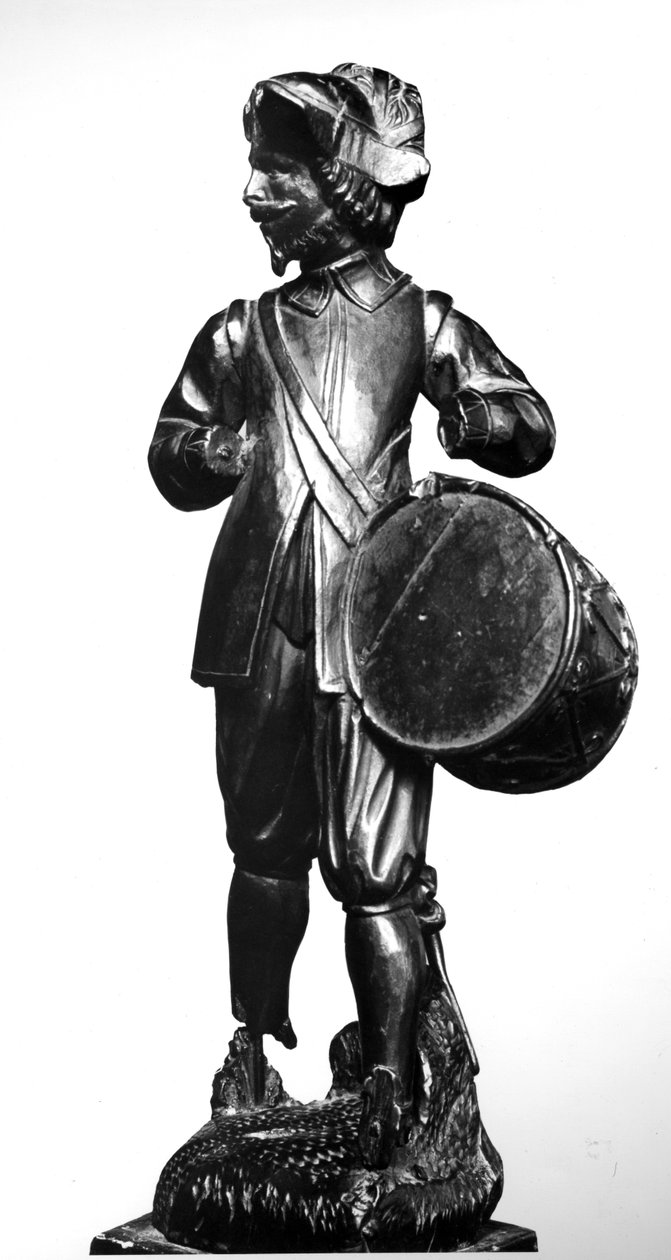 Dobos, 1638 (faragott fából) alkotó: English School