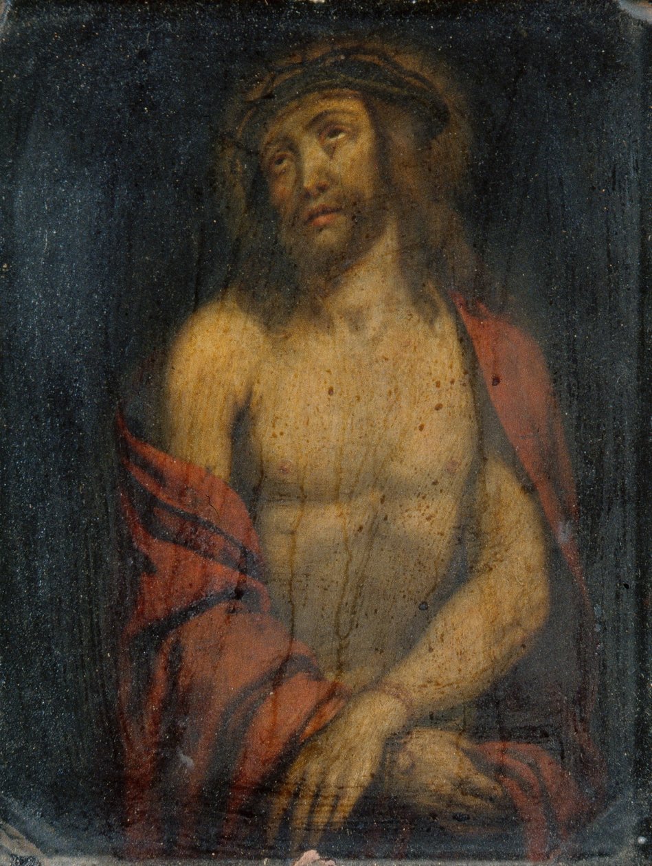 Ecce Homo, 1775 körül (olaj, réz) alkotó: English School
