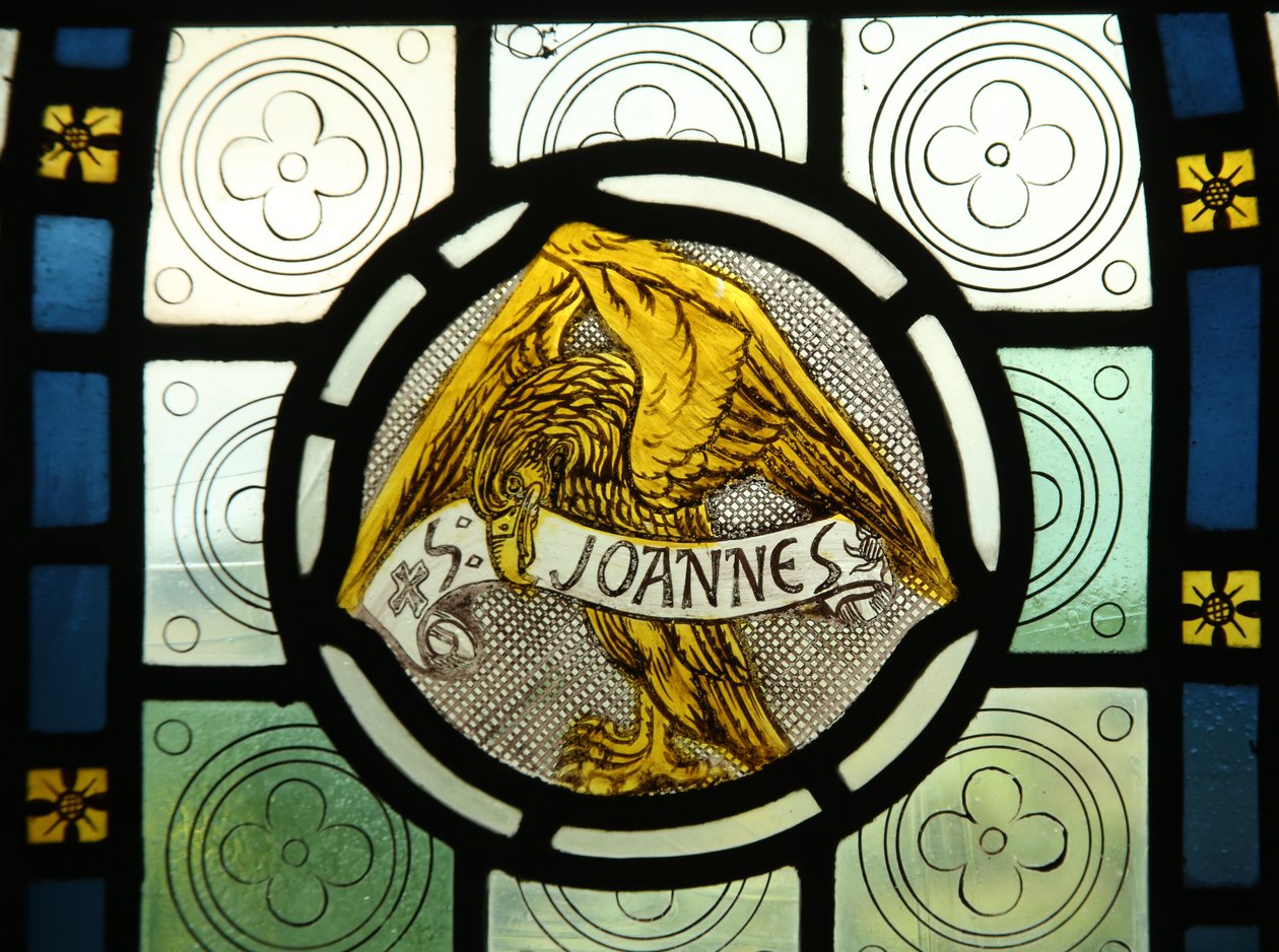 Evangélista jelképe: Szent János alkotó: English School