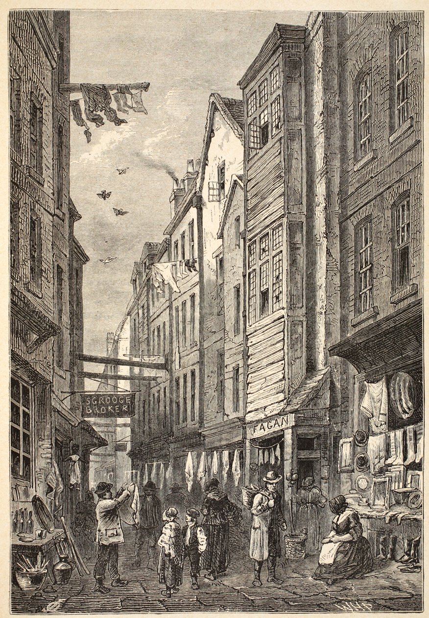Field Lane 1840 körül alkotó: English School