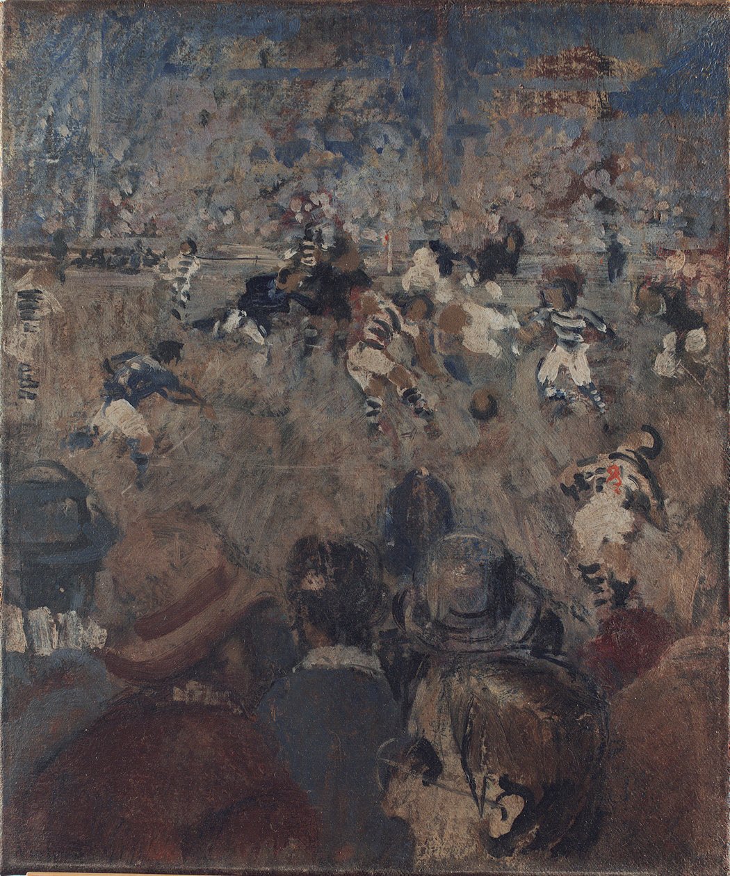Labdarúgó-mérkőzés a Chelsea-ben alkotó: English School