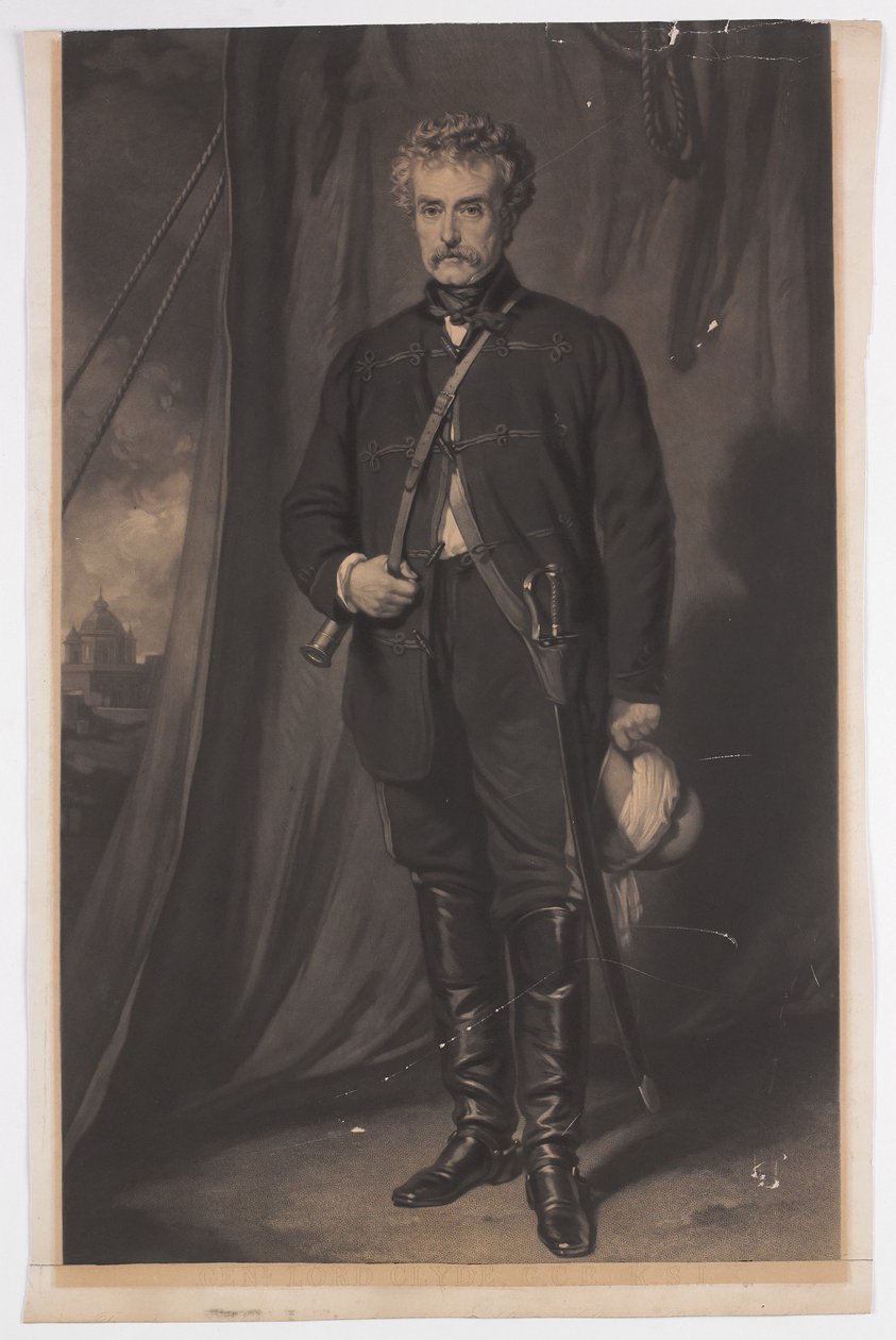 Lord Clyde tábornok alkotó: English School