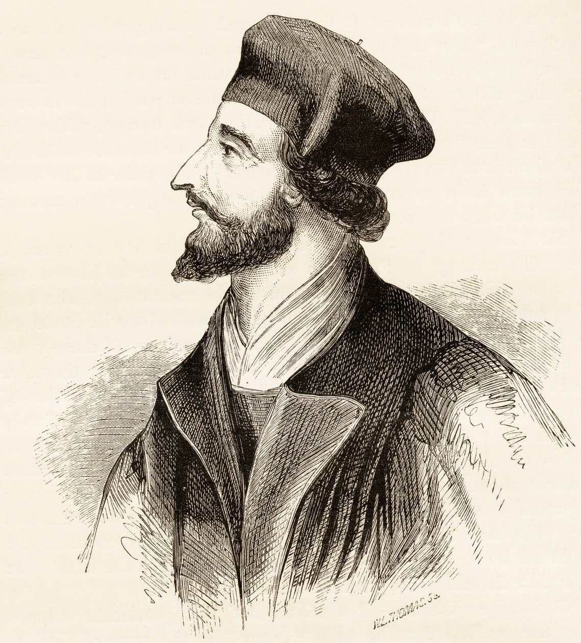 Jan Husz, 1865 körül alkotó: English School