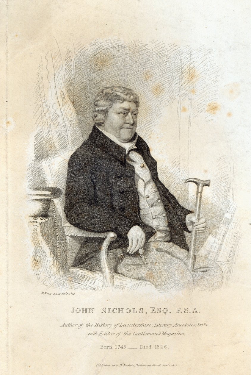John Nichols, H. Meyer metszete, 1825 alkotó: English School
