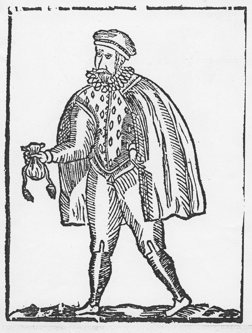 John Selman, pénztárca (fametszet) alkotó: English School