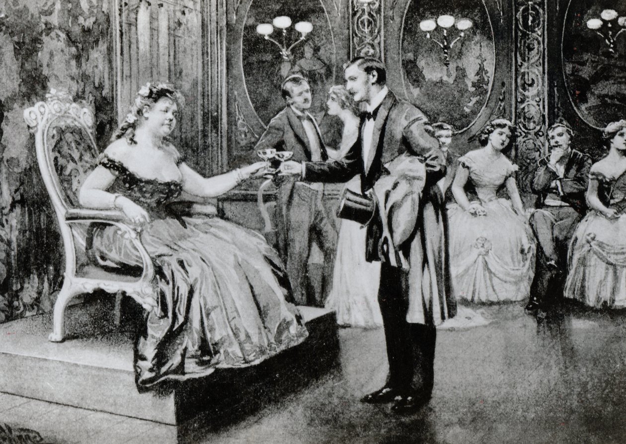 Kate Hamilton éjszakai háza (litho) alkotó: English School