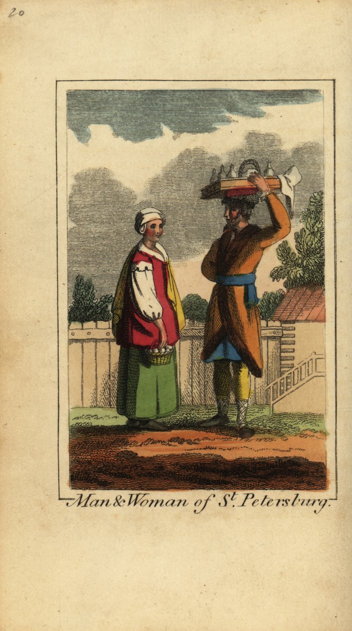 Férfi és nő Szentpétervár alkotó: English School