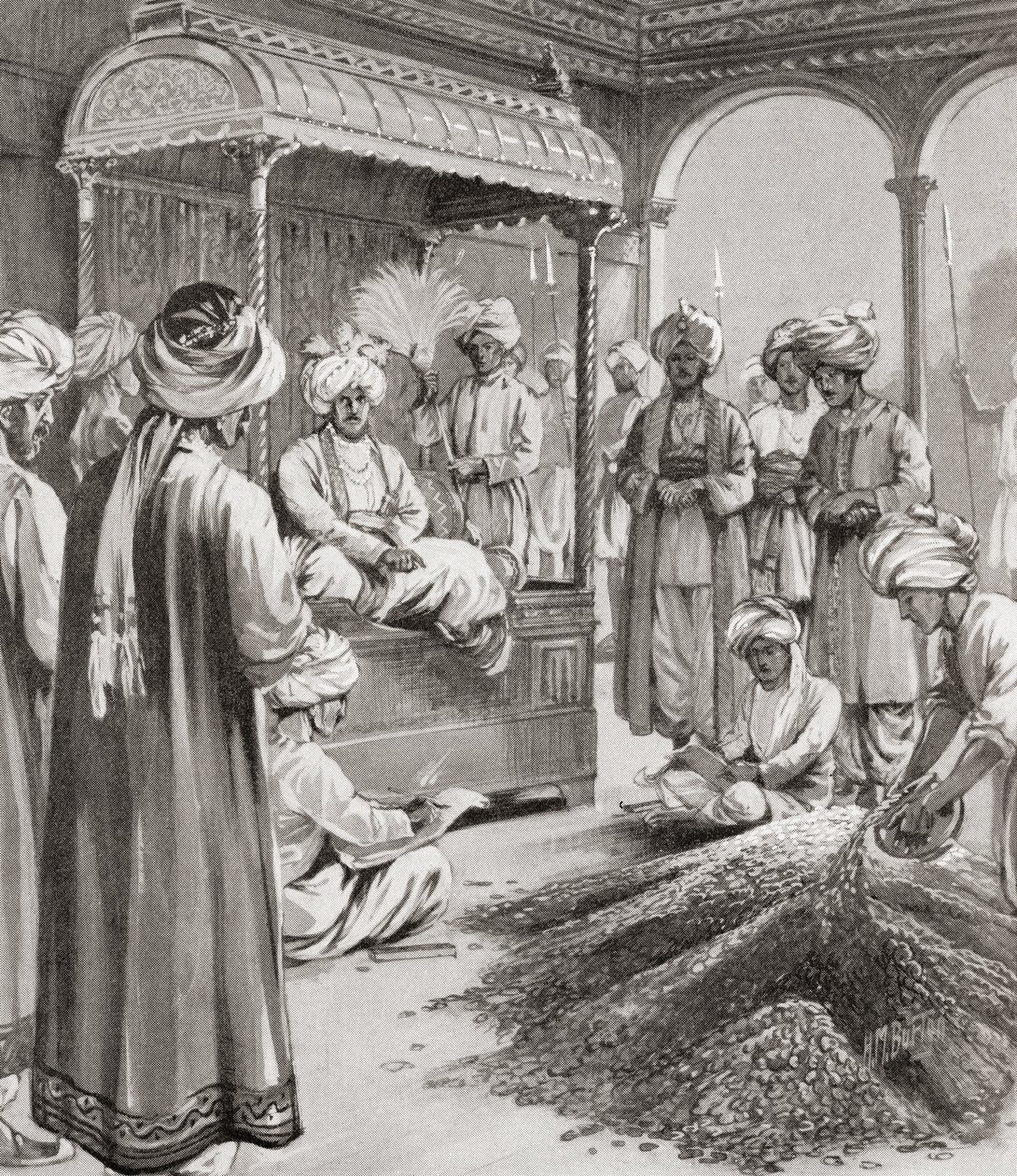Muhammad bin Tughluq issuing token currency alkotó: English School
