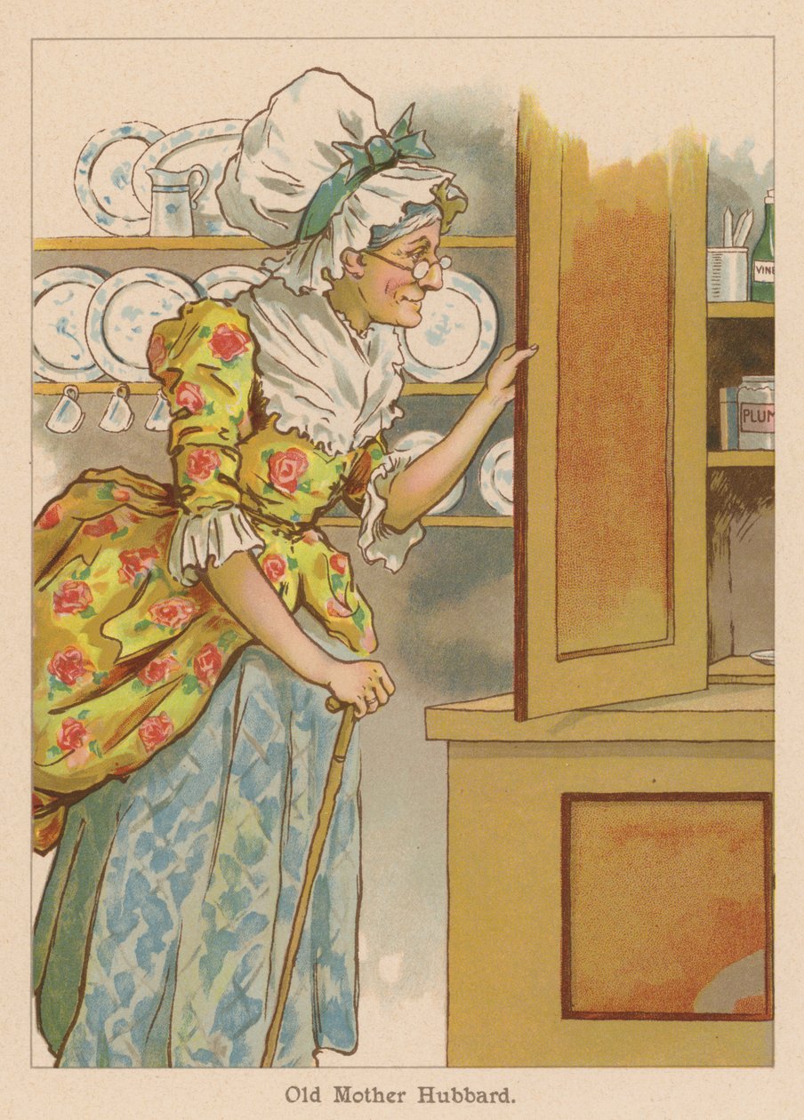 Old Mother Hubbard (chromolitho) alkotó: English School