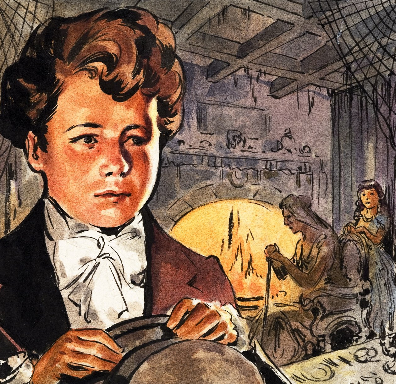 Pip a "Nagy várakozások"-ból (Charles Dickens) alkotó: English School