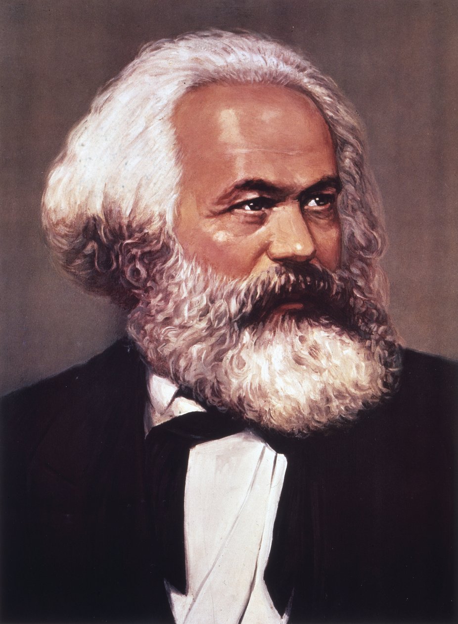 Karl Marx portréja alkotó: English School