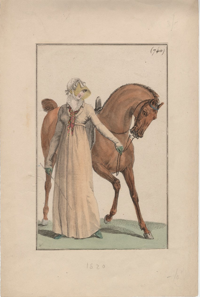 Lovarruha, 1806 körül alkotó: English School
