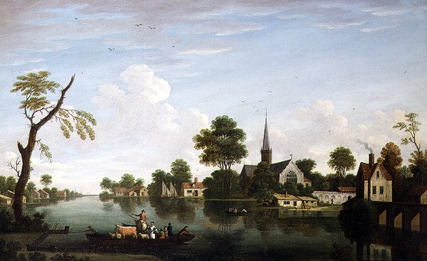 River View Norwich közelében alkotó: English School
