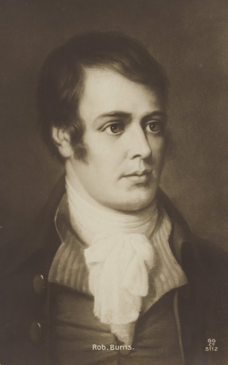 Robert Burns (1759-1796), skót költő és szövegíró alkotó: English School