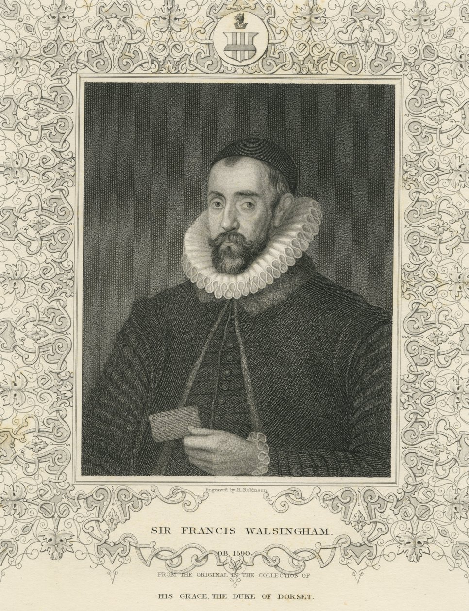Sir Francis Walsingham (metszet) alkotó: English School