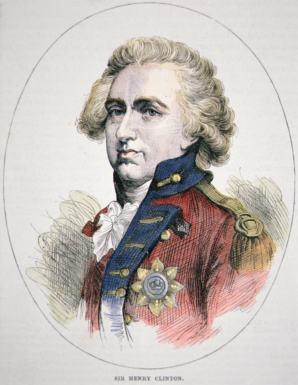Sir Henry Clinton (színes litó) alkotó: English School