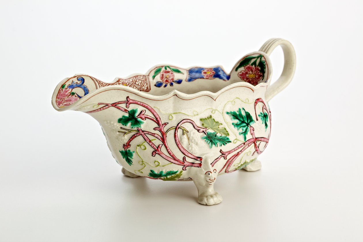 Staffordshire mártáshajó, 1760 körül (cserép) alkotó: English School