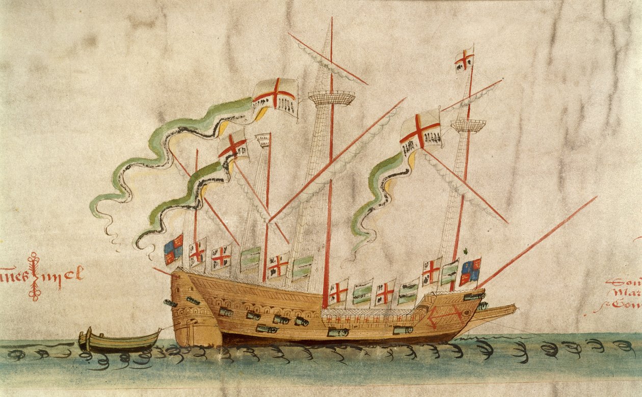 "The Graunde Masterys" a "The Anthony Roll"-ból alkotó: English School
