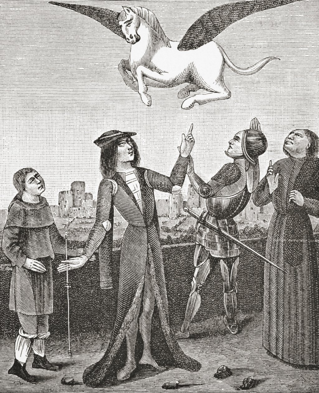 A ló Pegazus, 1878 alkotó: English School