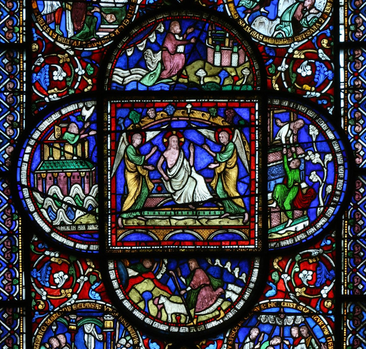 A feltámadás, Canterbury katedrális alkotó: English School