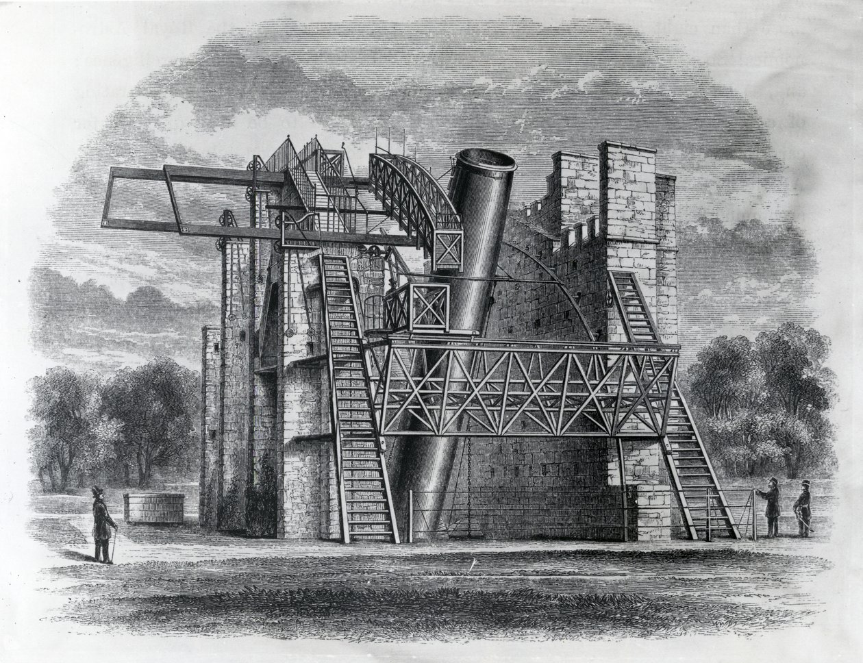 A Rosse-teleszkóp, 1845 alkotó: English School